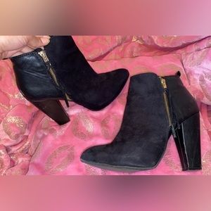 Black Heeled Boots / Booties